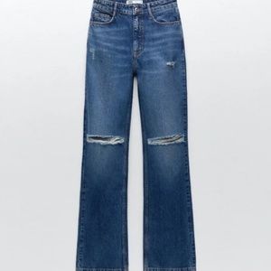 Dark Blue Ripped Jeans